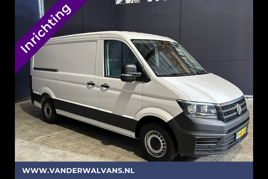 Volkswagen Crafter 2.0 TDI 140 pk L3H2 L2H1 Inrichting Euro6 Airco | Camera | Apple Carplay | Andoid Auto 3000kg Trekhaak, Parkeersensoren, Bijrijdersbank