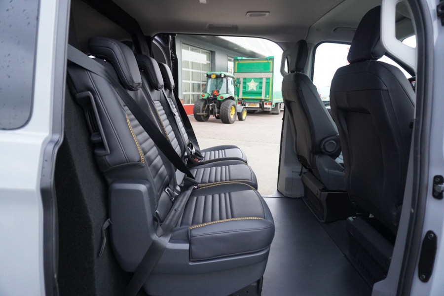 Ford Transit Custom 320L 2.0 TDCI 170PK L2H1 Trail DubbelCabine AWD Automaat Schuifdeur L/R Nr. V113 | Climate | Adap.Cruise | Navi | 360Camera | Blis DEMO