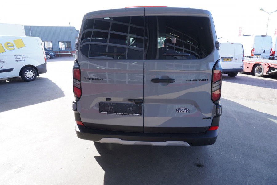 Ford Transit Custom 320L 2.0 TDCI 170PK L2H1 Trail DubbelCabine AWD Automaat Schuifdeur L/R Nr. V113 | Climate | Adap.Cruise | Navi | 360Camera | Blis DEMO