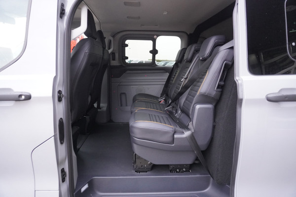 Ford Transit Custom 320L 2.0 TDCI 170PK L2H1 Trail DubbelCabine AWD Automaat Schuifdeur L/R Nr. V113 | Climate | Adap.Cruise | Navi | 360Camera | Blis DEMO