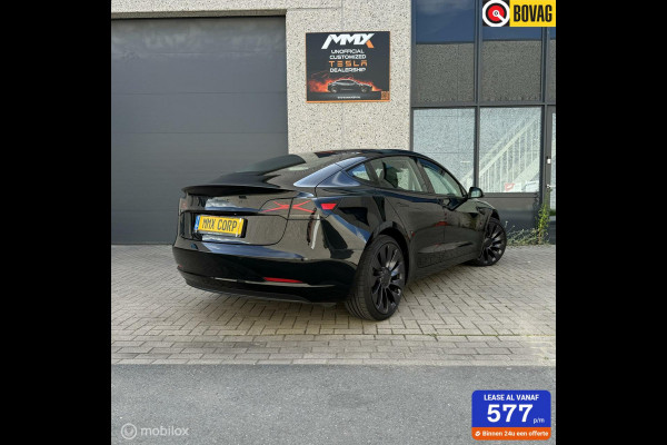 Tesla Model 3 Performance ZWART MiC X-TREME ACHTERLICHT