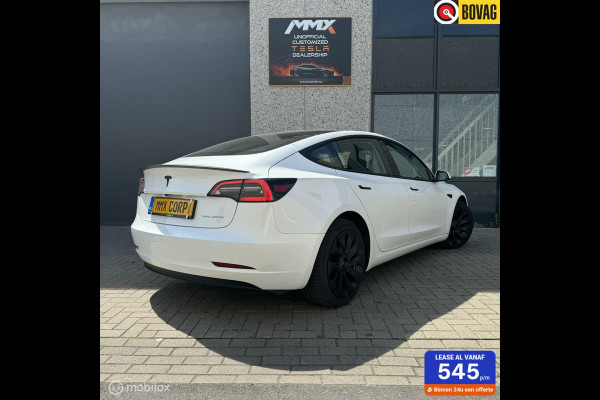 Tesla Model 3 Long Range AWD 78kwh WIT MMX PACK