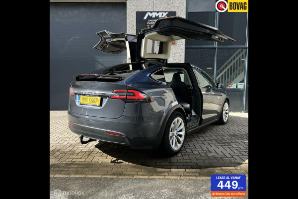 Tesla Model X 75D Grijs Trekhaak 7 Zitplaatsen