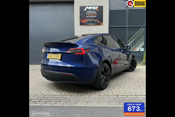 Tesla Model Y Long Range RWD MiG BLAUW 78KWH MMX PACK
