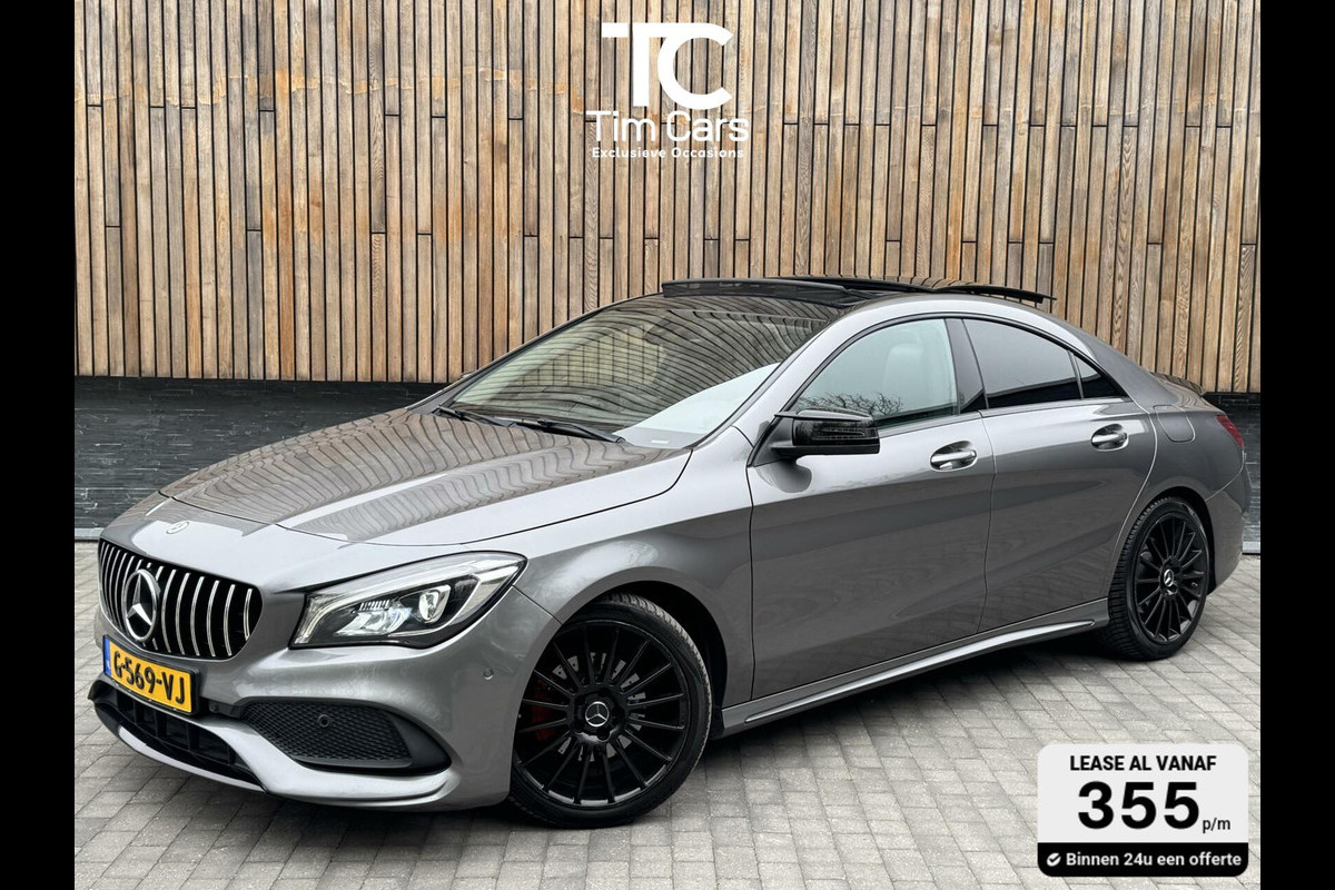 Mercedes-Benz CLA-Klasse 180 AMG Automaat | Sportuitlaat | Panoramadak | Leer/alcantara bekleding | Stoelverwarming | Achteruitrijcamera | LED koplampen Mercedes-Benz CLA-Klasse 180 AMG Automaat | Sportuitlaat | Panoramadak | Leer/alcantara bekleding | Stoelverwarming | Achteruitrijcamera | LED koplampen