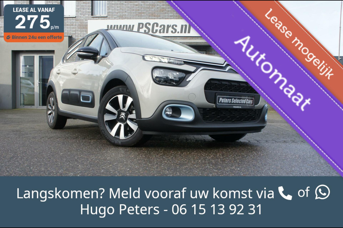 Citroën C3 1.2 110pk Aut. Shine Cruise|Camera|CarPlay|Velgen Citroën C3 1.2 110pk Aut. Shine Cruise|Camera|CarPlay|Velgen