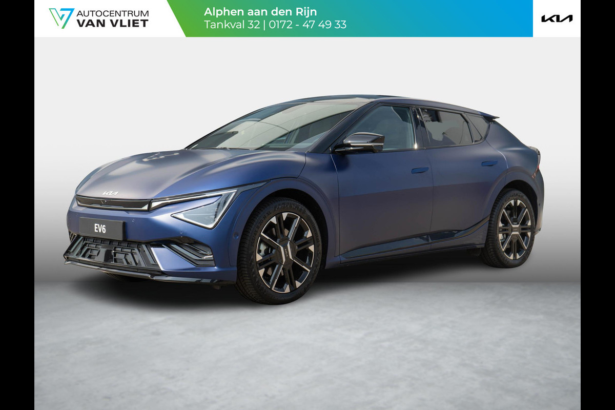 Kia Ev6 GT-Line 84 kWh Yacht Blue Matte: alleen bij ons en direct leverbaar | UNIEKE KLEUR Kia Ev6 GT-Line 84 kWh Yacht Blue Matte: alleen bij ons en direct leverbaar | UNIEKE KLEUR