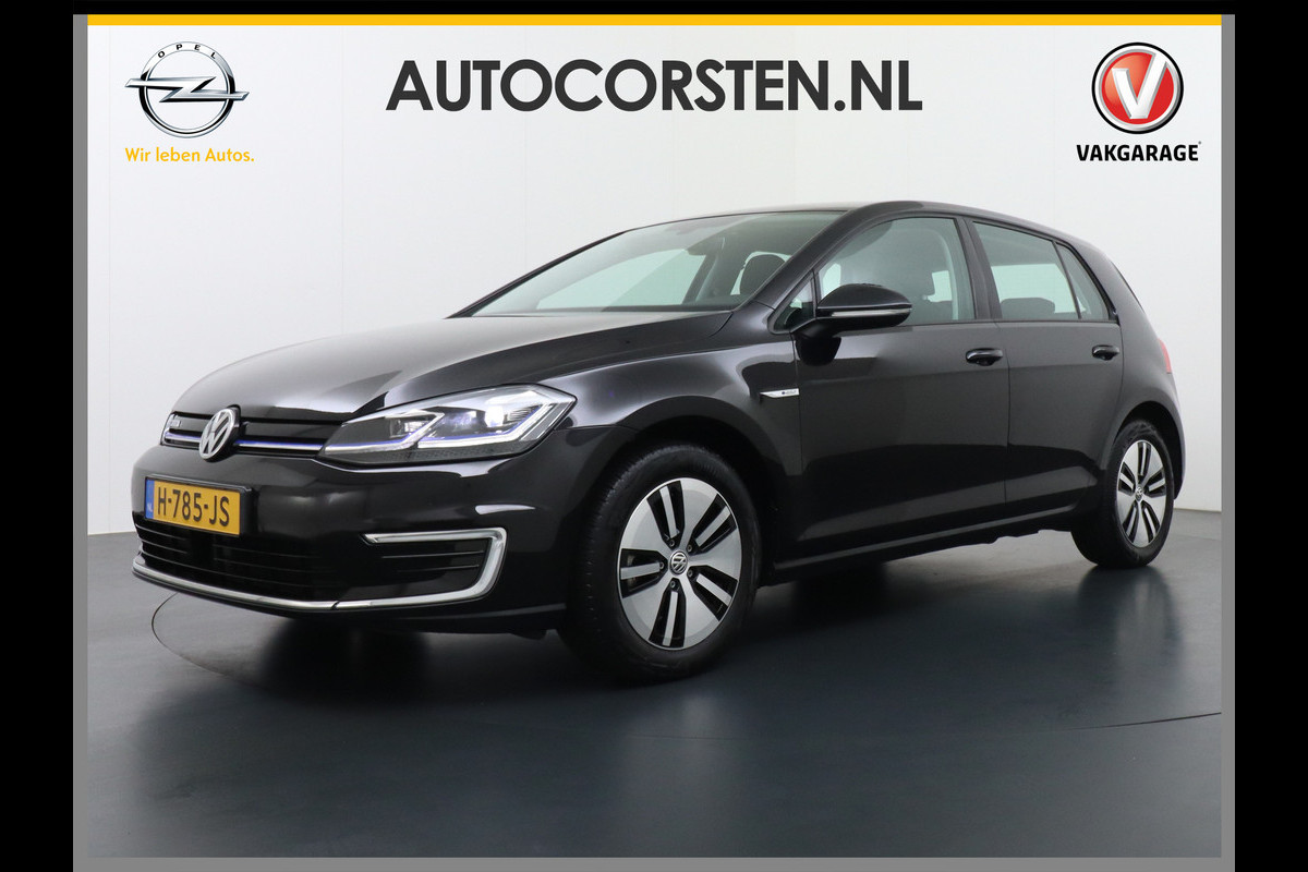 Volkswagen e-Golf AUT. Adaptive Cruise Apple Carplay Android Navi Climatronic Pdc Led Regen-Lichtsensor 36kWh Bluetooth Car-Net App-Connect E-DITION 1e Eigenaar Volkswagen e-Golf AUT. Adaptive Cruise Apple Carplay Android Navi Climatronic Pdc Led Regen-Lichtsensor 36kWh Bluetooth Car-Net App-Connect E-DITION 1e Eigenaar