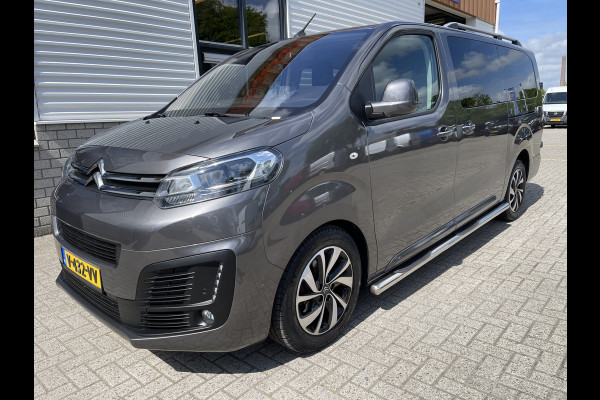 Citroën Jumpy 2.0 BlueHDI 180pk automaat Business XL L3H1 DC 5 persoons S&S / € 29.950 marge / vrij van btw / euro 6 diesel / airco / cruise / navi / camera / leer / trekhaak / rolstoel lift
