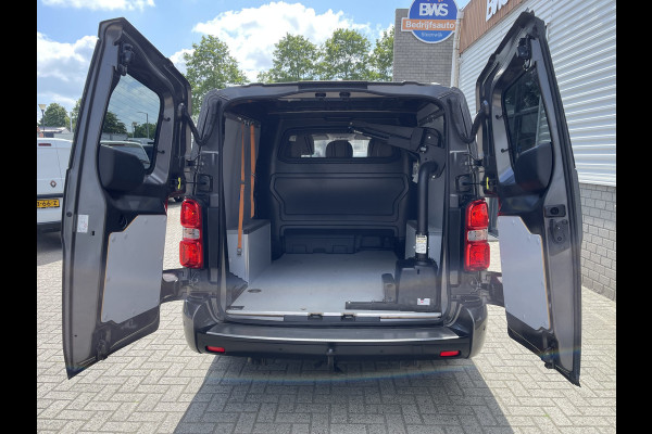 Citroën Jumpy 2.0 BlueHDI 180pk automaat Business XL L3H1 DC 5 persoons S&S / € 29.950 marge / vrij van btw / euro 6 diesel / airco / cruise / navi / camera / leer / trekhaak / rolstoel lift