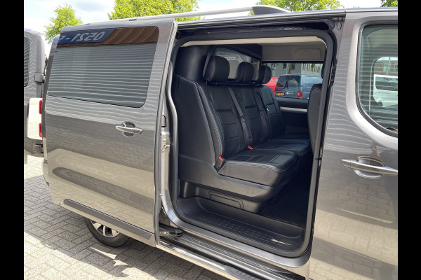 Citroën Jumpy 2.0 BlueHDI 180pk automaat Business XL L3H1 DC 5 persoons S&S / € 29.950 marge / vrij van btw / euro 6 diesel / airco / cruise / navi / camera / leer / trekhaak / rolstoel lift
