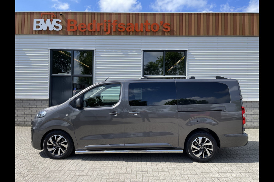 Citroën Jumpy 2.0 BlueHDI 180pk automaat Business XL L3H1 DC 5 persoons S&S / € 29.950 marge / vrij van btw / euro 6 diesel / airco / cruise / navi / camera / leer / trekhaak / rolstoel lift