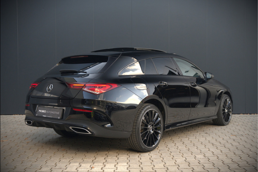 Mercedes-Benz CLA-Klasse Shooting Brake 250 e AMG Line | Panoramadak | Stoelverwarming | Cruise Control | Camera | Apple Carplay | Ambiance Verlichting | Night Pakket | Keyless | Dealer Onderhouden | Dodehoekdetectie