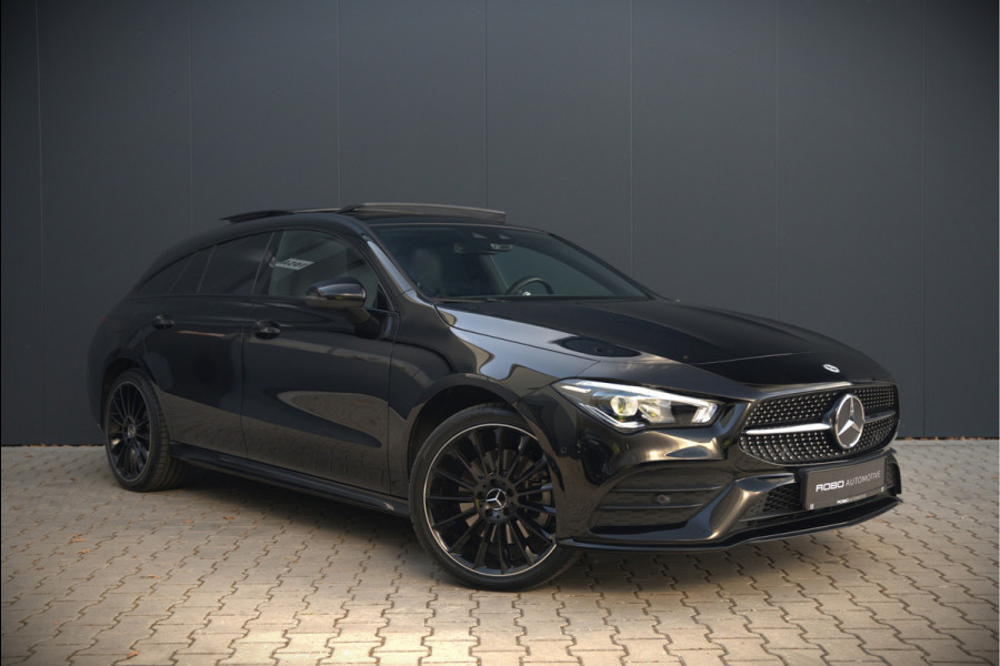 Mercedes-Benz CLA-Klasse Shooting Brake 250 e AMG Line | Panoramadak | Stoelverwarming | Cruise Control | Camera | Apple Carplay | Ambiance Verlichting | Night Pakket | Keyless | Dealer Onderhouden | Dodehoekdetectie