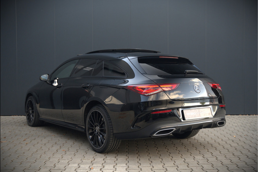 Mercedes-Benz CLA-Klasse Shooting Brake 250 e AMG Line | Panoramadak | Stoelverwarming | Cruise Control | Camera | Apple Carplay | Ambiance Verlichting | Night Pakket | Keyless | Dealer Onderhouden | Dodehoekdetectie
