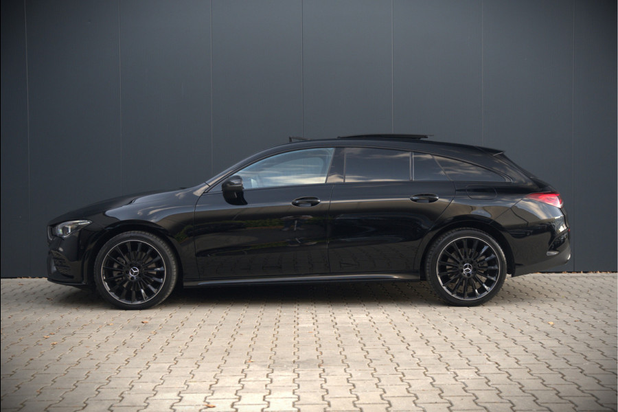 Mercedes-Benz CLA-Klasse Shooting Brake 250 e AMG Line | Panoramadak | Stoelverwarming | Cruise Control | Camera | Apple Carplay | Ambiance Verlichting | Night Pakket | Keyless | Dealer Onderhouden | Dodehoekdetectie