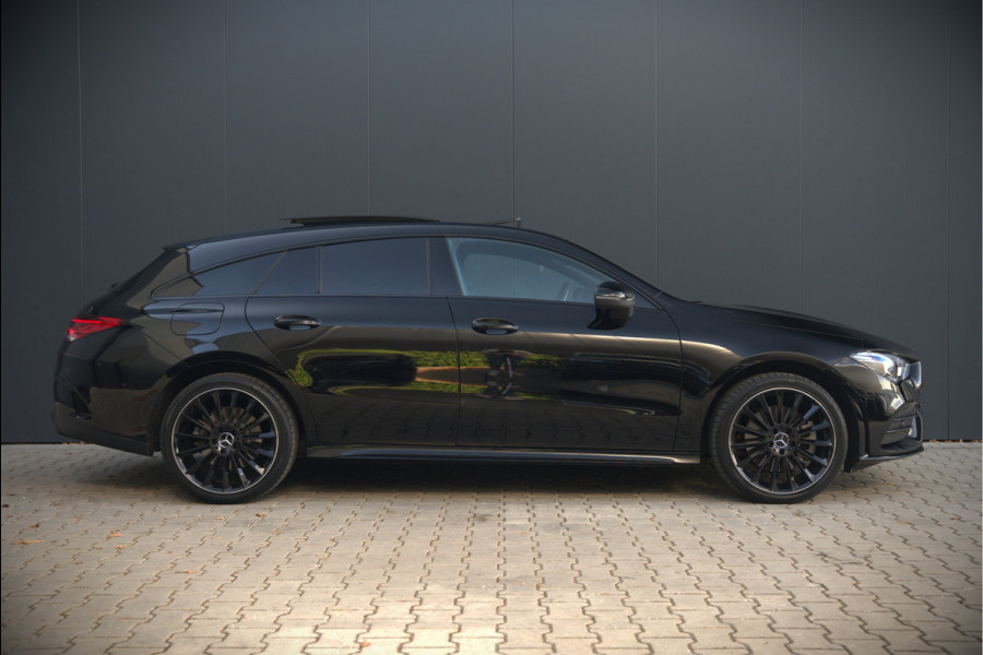 Mercedes-Benz CLA-Klasse Shooting Brake 250 e AMG Line | Panoramadak | Stoelverwarming | Cruise Control | Camera | Apple Carplay | Ambiance Verlichting | Night Pakket | Keyless | Dealer Onderhouden | Dodehoekdetectie