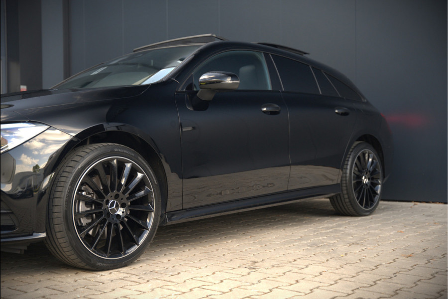 Mercedes-Benz CLA-Klasse Shooting Brake 250 e AMG Line | Panoramadak | Stoelverwarming | Cruise Control | Camera | Apple Carplay | Ambiance Verlichting | Night Pakket | Keyless | Dealer Onderhouden | Dodehoekdetectie
