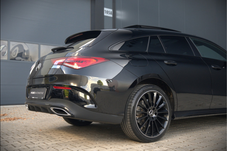 Mercedes-Benz CLA-Klasse Shooting Brake 250 e AMG Line | Panoramadak | Stoelverwarming | Cruise Control | Camera | Apple Carplay | Ambiance Verlichting | Night Pakket | Keyless | Dealer Onderhouden | Dodehoekdetectie