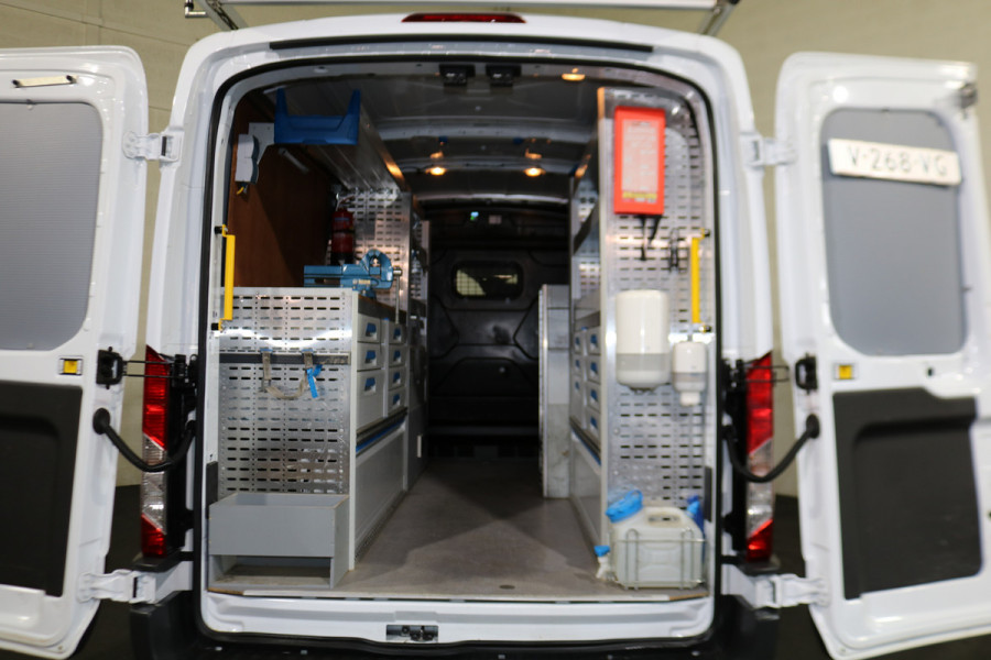 Ford Transit 2.0 TDci 130pk L2 H2 Airco Imperiaal Trap Trekhaak (2.8T) Inrichting
