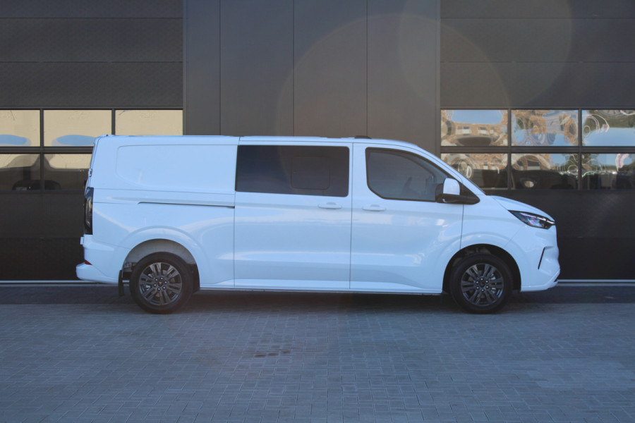 Ford Transit Custom 320 2.0 TDCI L2H1 Limited DC 170pk - Adaptive Cruise - Navi - 2x Schuifdeur - Verwarmd stuur - 70l tank - 17" LM velgen - Rijkla