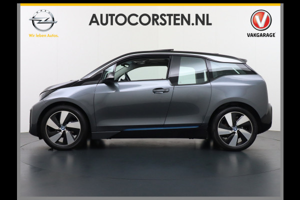 BMW i3 AUT.170pk Panodak Warmtepomp Keyless Navi-Pro MultiMedia WiFi-vb. Led 19"StoelverwarmdRegensensor DAB Cruise Control 94Ah 33kWh  Comfort Pack Advance € 46.000 nieuw! Nieuwe model (2018)