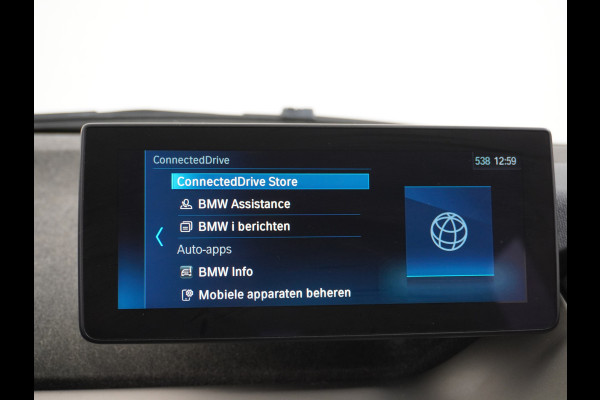 BMW i3 AUT.170pk Panodak Warmtepomp Keyless Navi-Pro MultiMedia WiFi-vb. Led 19"StoelverwarmdRegensensor DAB Cruise Control 94Ah 33kWh  Comfort Pack Advance € 46.000 nieuw! Nieuwe model (2018)
