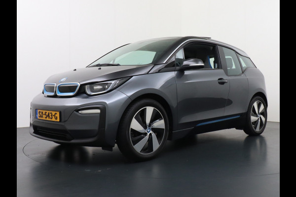 BMW i3 AUT.170pk Panodak Warmtepomp Keyless Navi-Pro MultiMedia WiFi-vb. Led 19"StoelverwarmdRegensensor DAB Cruise Control 94Ah 33kWh  Comfort Pack Advance € 46.000 nieuw! Nieuwe model (2018)