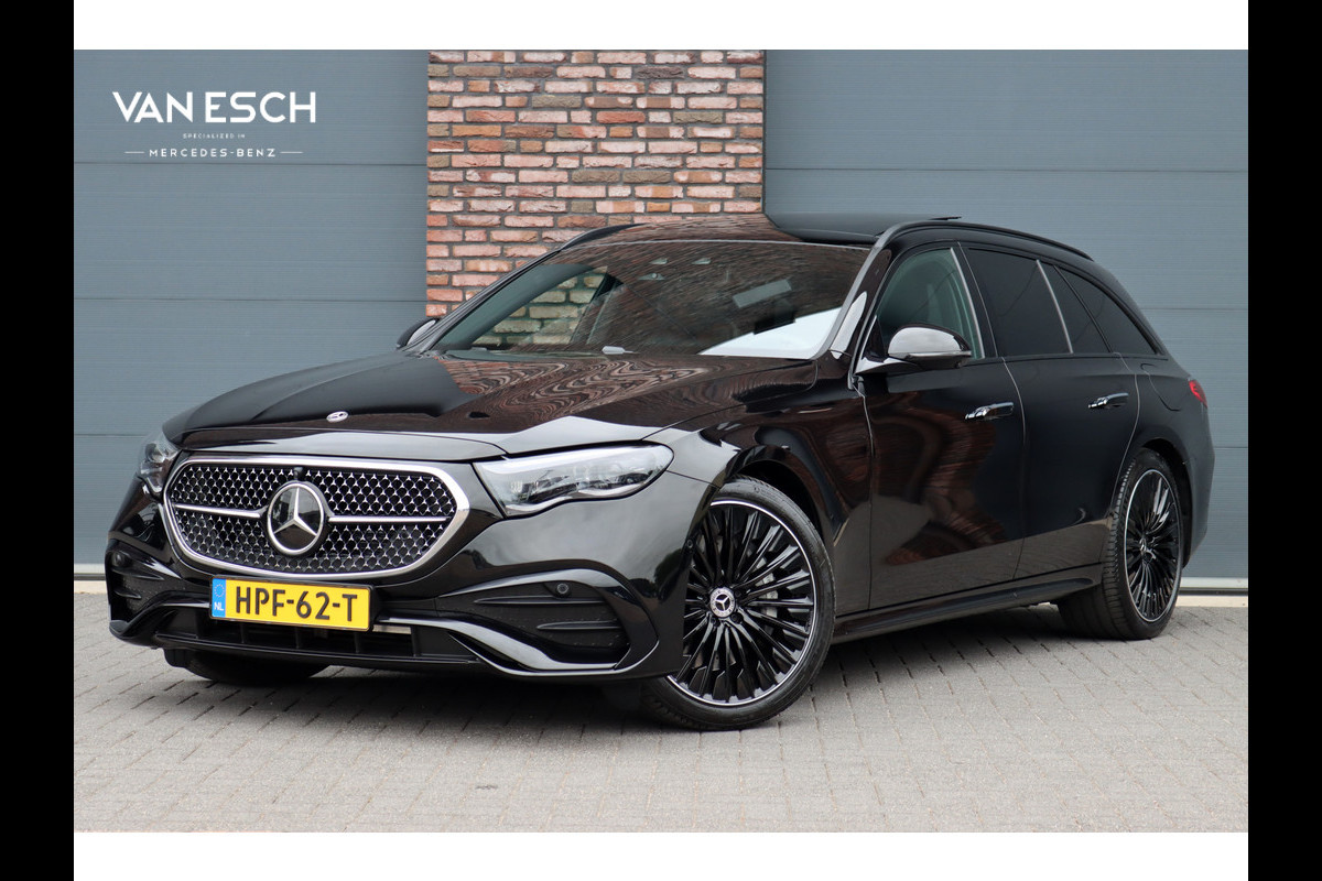 Mercedes-Benz E-Klasse Estate 300 de AMG Line Premium | MBUX Hyperscreen | Distronic+ | Burmester | Stoelventilatie | Panoramadak | 3D-Display | Leder | Trekhaak | Digital Light | HUD | Verwarmd Stuurwiel | Mercedes-Benz E-Klasse Estate 300 de AMG Line Premium | MBUX Hyperscreen | Distronic+ | Burmester | Stoelventilatie | Panoramadak | 3D-Display | Leder | Trekhaak | Digital Light | HUD | Verwarmd Stuurwiel |