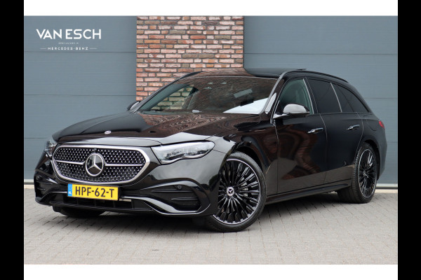 Mercedes-Benz E-Klasse Estate 300 de AMG Line Premium | MBUX Hyperscreen | Distronic+ | Burmester | Stoelventilatie | Panoramadak | 3D-Display | Leder | Trekhaak | Digital Light | HUD | Verwarmd Stuurwiel |