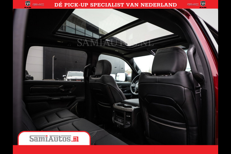 Dodge Ram 1500 Limited Night High Output 540HP 706Nm | Massage + Full Option | De Meest Luxe en Volle Pick-Up in zijn Klasse | Comfortabele Dubbele Cabine met Royale 5 Zitplaatsen | BPM vrij | Nu Leverbaar uit Voorraad | Voorraad Nr 2302 - 7425