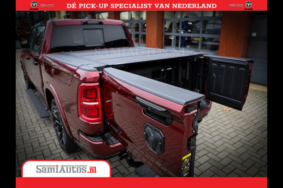 Dodge Ram 1500 Limited Night High Output 540HP 706Nm | Massage + Full Option | De Meest Luxe en Volle Pick-Up in zijn Klasse | Comfortabele Dubbele Cabine met Royale 5 Zitplaatsen | BPM vrij | Nu Leverbaar uit Voorraad | Voorraad Nr 2302 - 7425