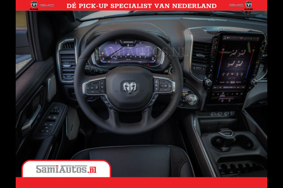 Dodge Ram Laramie Night | Face Lift | 420Pk 636 Nn | Extra Groot Scherm + Passagiers Scherm | Comfortabele Dubbele Cabine met Royale 5 Zitplaatsen | Nu Leverbaar uit Voorraad | Voorraad Nr 2223 - 5047