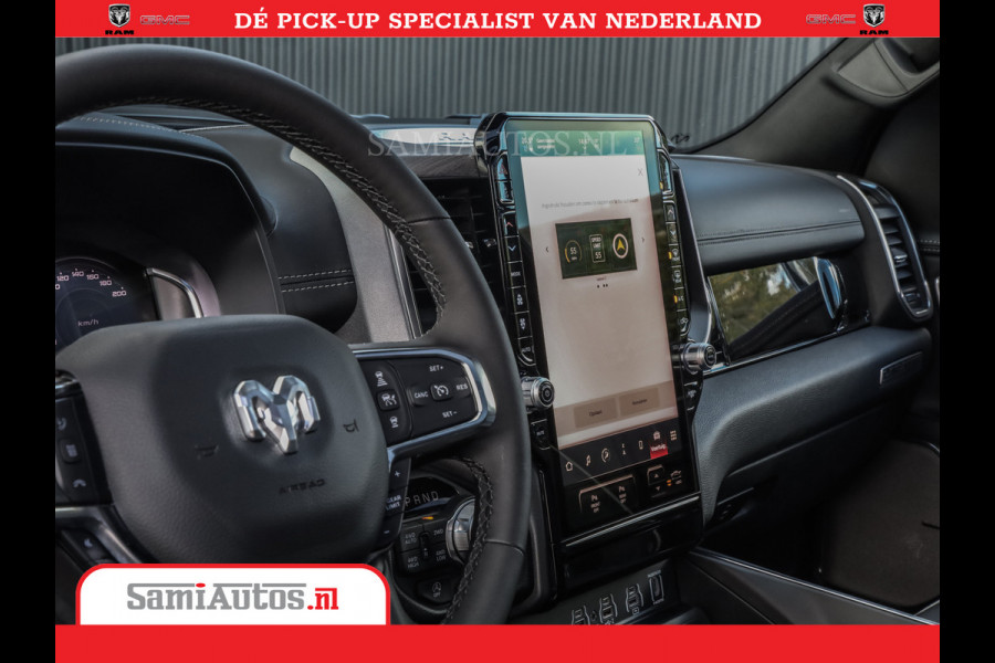 Dodge Ram 1500 Night Premium | Full Option | De Meest Luxe Pick-Up in zijn Klasse | Comfortabele Dubbele Cabine met Royale 5 Zitplaatsen | BPM vrij | Nu Leverbaar uit Voorraad | Voorraad Nr 2287 - 3384