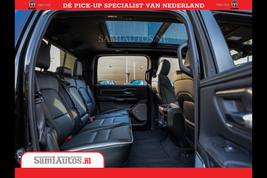 Dodge Ram 1500 Night Premium | Full Option | De Meest Luxe Pick-Up in zijn Klasse | Comfortabele Dubbele Cabine met Royale 5 Zitplaatsen | BPM vrij | Nu Leverbaar uit Voorraad | Voorraad Nr 2287 - 3384