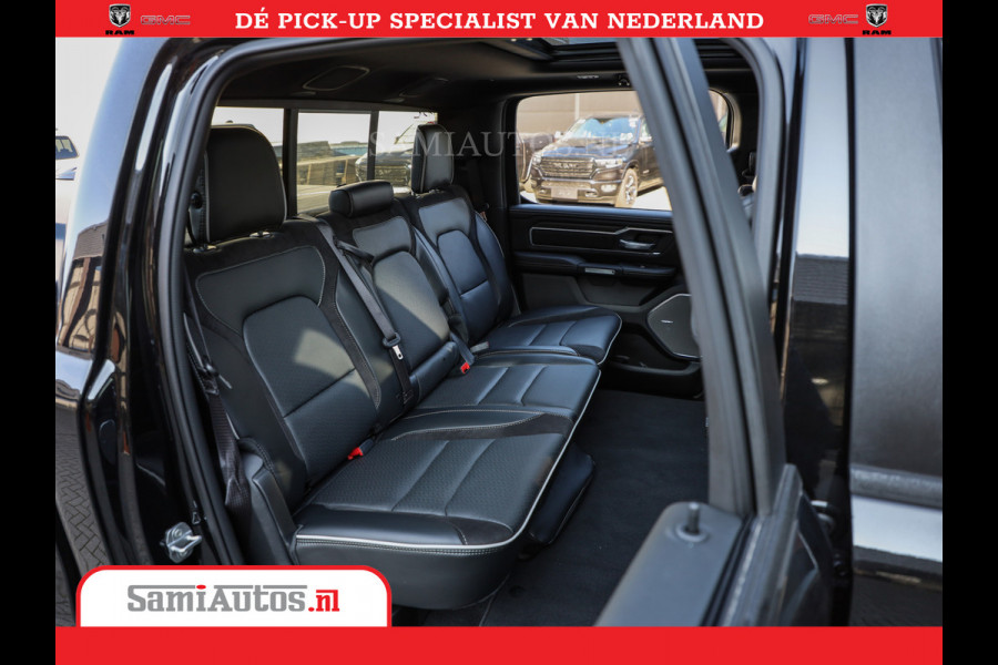 Dodge Ram 1500 Night Premium | Full Option | De Meest Luxe Pick-Up in zijn Klasse | Comfortabele Dubbele Cabine met Royale 5 Zitplaatsen | BPM vrij | Nu Leverbaar uit Voorraad | Voorraad Nr 2287 - 3384