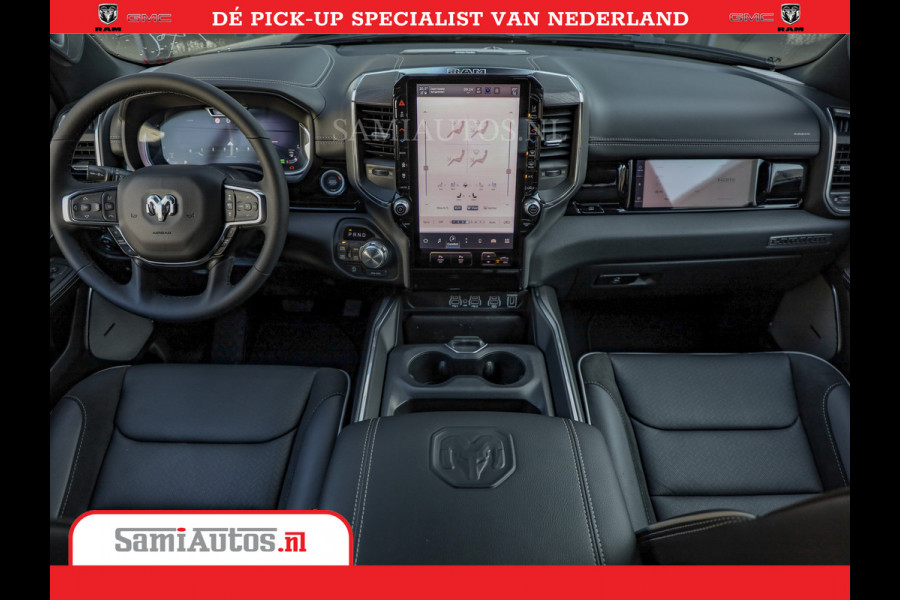 Dodge Ram 1500 Night Premium | Full Option | De Meest Luxe Pick-Up in zijn Klasse | Comfortabele Dubbele Cabine met Royale 5 Zitplaatsen | BPM vrij | Nu Leverbaar uit Voorraad | Voorraad Nr 2287 - 3384