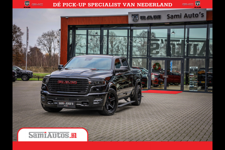 Dodge Ram 1500 Night Premium | Full Option | De Meest Luxe Pick-Up in zijn Klasse | Comfortabele Dubbele Cabine met Royale 5 Zitplaatsen | BPM vrij | Nu Leverbaar uit Voorraad | Voorraad Nr 2287 - 3384