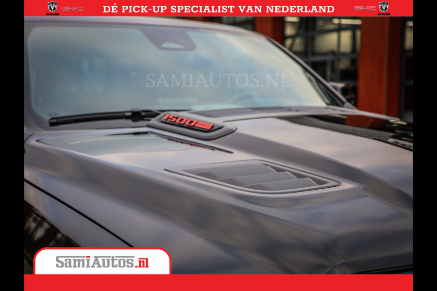 Dodge Ram 1500 Night Premium | Full Option | De Meest Luxe Pick-Up in zijn Klasse | Comfortabele Dubbele Cabine met Royale 5 Zitplaatsen | BPM vrij | Nu Leverbaar uit Voorraad | Voorraad Nr 2287 - 3384