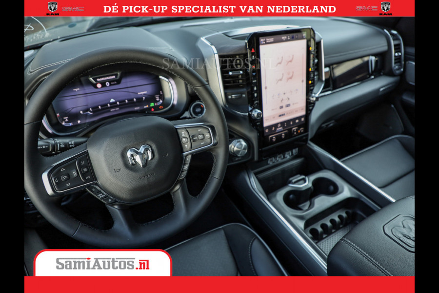 Dodge Ram 1500 Night Premium | Full Option | De Meest Luxe Pick-Up in zijn Klasse | Comfortabele Dubbele Cabine met Royale 5 Zitplaatsen | BPM vrij | Nu Leverbaar uit Voorraad | Voorraad Nr 2287 - 3384
