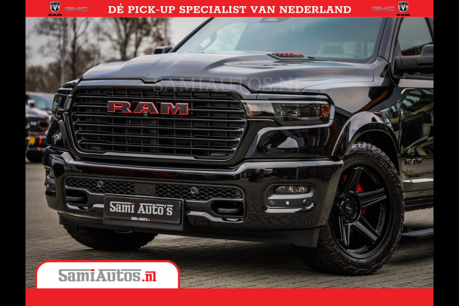 Dodge Ram 1500 Night Premium | Full Option | De Meest Luxe Pick-Up in zijn Klasse | Comfortabele Dubbele Cabine met Royale 5 Zitplaatsen | BPM vrij | Nu Leverbaar uit Voorraad | Voorraad Nr 2287 - 3384
