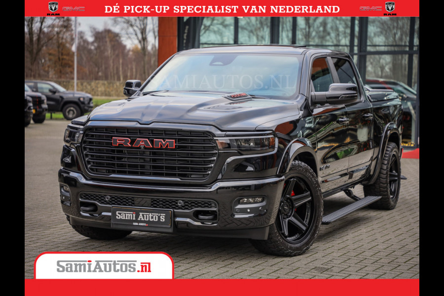 Dodge Ram 1500 Night Premium | Full Option | De Meest Luxe Pick-Up in zijn Klasse | Comfortabele Dubbele Cabine met Royale 5 Zitplaatsen | BPM vrij | Nu Leverbaar uit Voorraad | Voorraad Nr 2287 - 3384