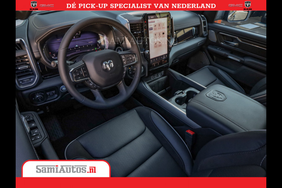 Dodge Ram 1500 Night Premium | Full Option | De Meest Luxe Pick-Up in zijn Klasse | Comfortabele Dubbele Cabine met Royale 5 Zitplaatsen | BPM vrij | Nu Leverbaar uit Voorraad | Voorraad Nr 2287 - 3384
