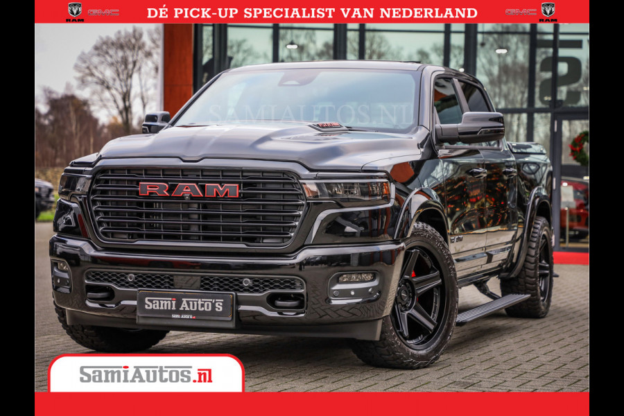 Dodge Ram 1500 Night Premium | Full Option | De Meest Luxe Pick-Up in zijn Klasse | Comfortabele Dubbele Cabine met Royale 5 Zitplaatsen | BPM vrij | Nu Leverbaar uit Voorraad | Voorraad Nr 2287 - 3384