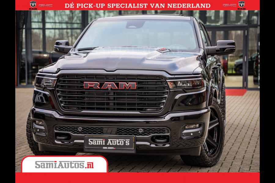 Dodge Ram 1500 Night Premium | Full Option | De Meest Luxe Pick-Up in zijn Klasse | Comfortabele Dubbele Cabine met Royale 5 Zitplaatsen | BPM vrij | Nu Leverbaar uit Voorraad | Voorraad Nr 2287 - 3384