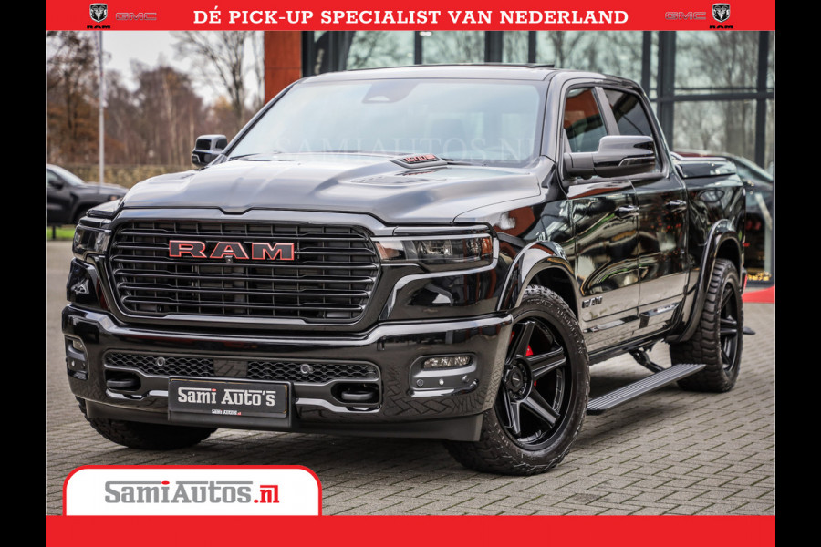 Dodge Ram 1500 Night Premium | Full Option | De Meest Luxe Pick-Up in zijn Klasse | Comfortabele Dubbele Cabine met Royale 5 Zitplaatsen | BPM vrij | Nu Leverbaar uit Voorraad | Voorraad Nr 2287 - 3384