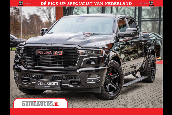 Dodge Ram 1500 Night Premium | Full Option | De Meest Luxe Pick-Up in zijn Klasse | Comfortabele Dubbele Cabine met Royale 5 Zitplaatsen | BPM vrij | Nu Leverbaar uit Voorraad | Voorraad Nr 2287 - 3384