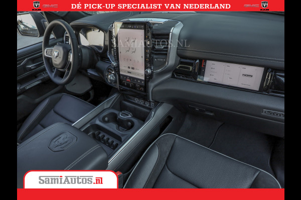 Dodge Ram 1500 Night Premium | Full Option | De Meest Luxe Pick-Up in zijn Klasse | Comfortabele Dubbele Cabine met Royale 5 Zitplaatsen | BPM vrij | Nu Leverbaar uit Voorraad | Voorraad Nr 2287 - 3384