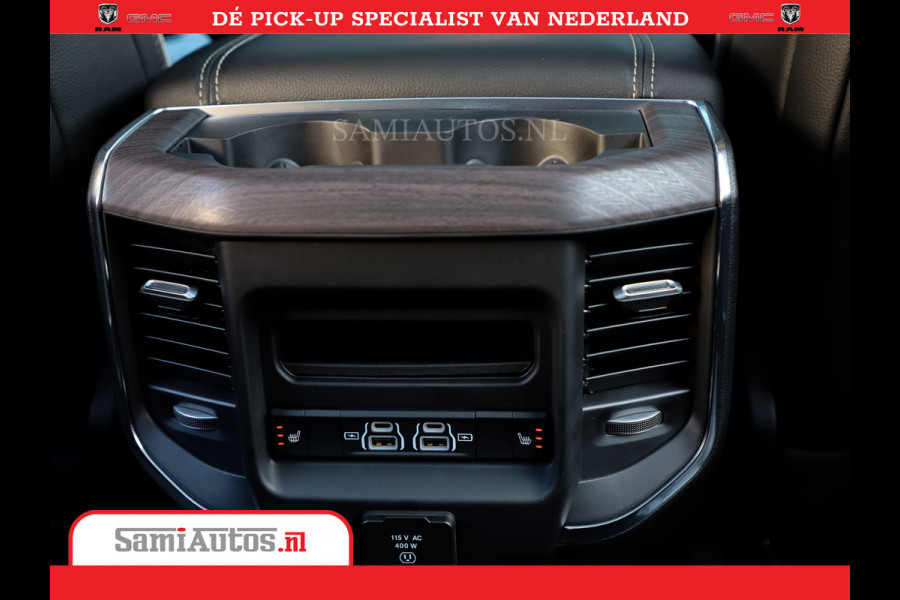Dodge Ram 1500 Night Premium | Full Option | De Meest Luxe Pick-Up in zijn Klasse | Comfortabele Dubbele Cabine met Royale 5 Zitplaatsen | BPM vrij | Nu Leverbaar uit Voorraad | Voorraad Nr 2287 - 3384