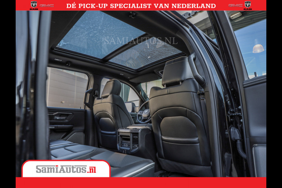 Dodge Ram 1500 Night Premium | Full Option | De Meest Luxe Pick-Up in zijn Klasse | Comfortabele Dubbele Cabine met Royale 5 Zitplaatsen | BPM vrij | Nu Leverbaar uit Voorraad | Voorraad Nr 2287 - 3384